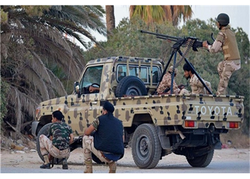 قوات حكومة الوفاق الليبية تهاجم قاعدة جوية تابعة لحفتر خارج طرابلس