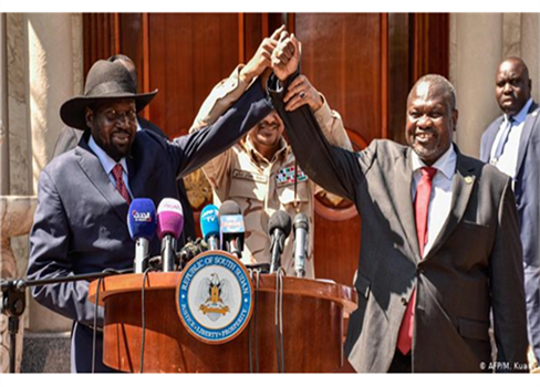 تشكيل حكومة انتقالية في جنوب السودان وإعلان 