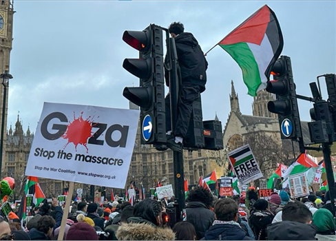 مظاهرات في الجامعات الأوروبية للمطالبة بوقف الهجوم على غزة