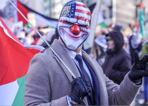 مظاهرة في بروكسيل تنديداً بالعدوان الصهيوني على غزة