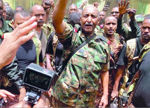 البرهان يشترط وقف إطلاق النار وخروج 