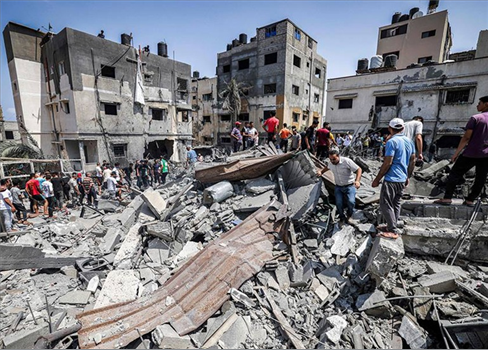  4 شهداء في قصف صهيوني على قطاع غزة