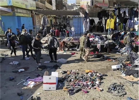 تفجيرات إرهابية تنال من عشرات الأبرياء وسط بغداد