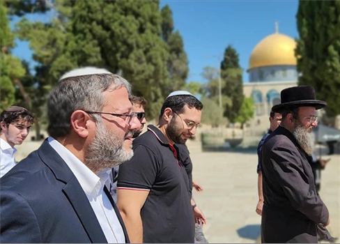 بن غفير يهدد ببناء كنيس يهودي في المسجد الأقصى