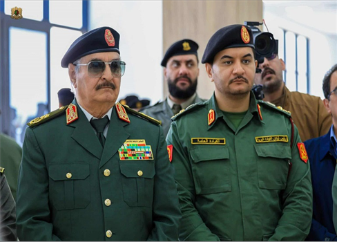 خليفة حفتر يعين ابنه صدام حفتر نائبا له في قيادة الجيش