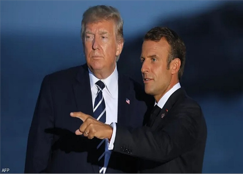 ماكرون لترامب: نريد حلا سياسيا وليس صفقة عقارية