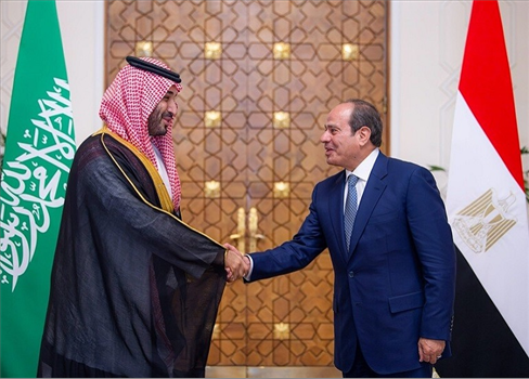 توافق مطلق بين البلدين .. بيان للرئاسة المصرية عقب زيارة ولي العهد السعودي