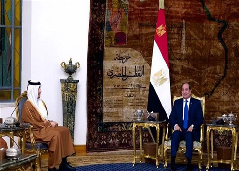رئيس الوزراء القطري يصل القاهرة ويلتقي الرئيس عبد الفتاح السيسي