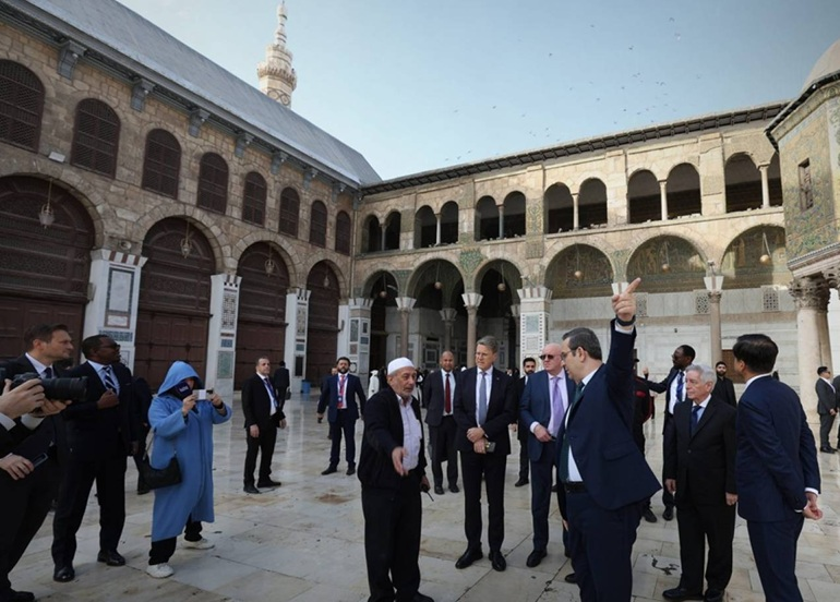 وفد من مجلس الأمن يصل دمشق لبحث ملفات الاستقرار وإعادة الإعمار