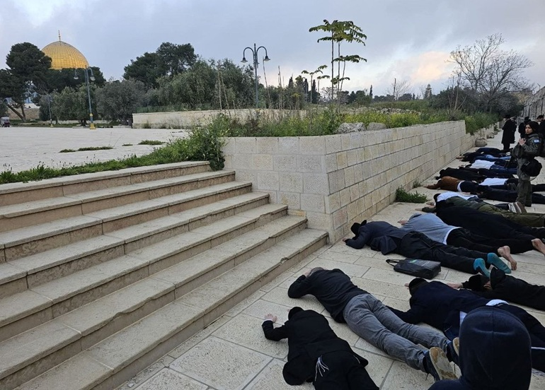 "السجود الملحمي".. إعلان يهودي لفرض السيادة على الأقصى
