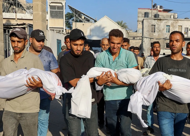 مجزرة جديدة في غزة راح ضحيتها عائلة كاملة 