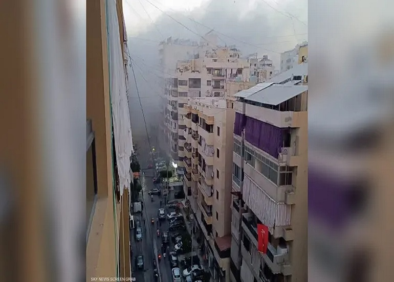 الكيان الصهيوني ينفذ "تفجيرا ضخما" في جنوب لبنان